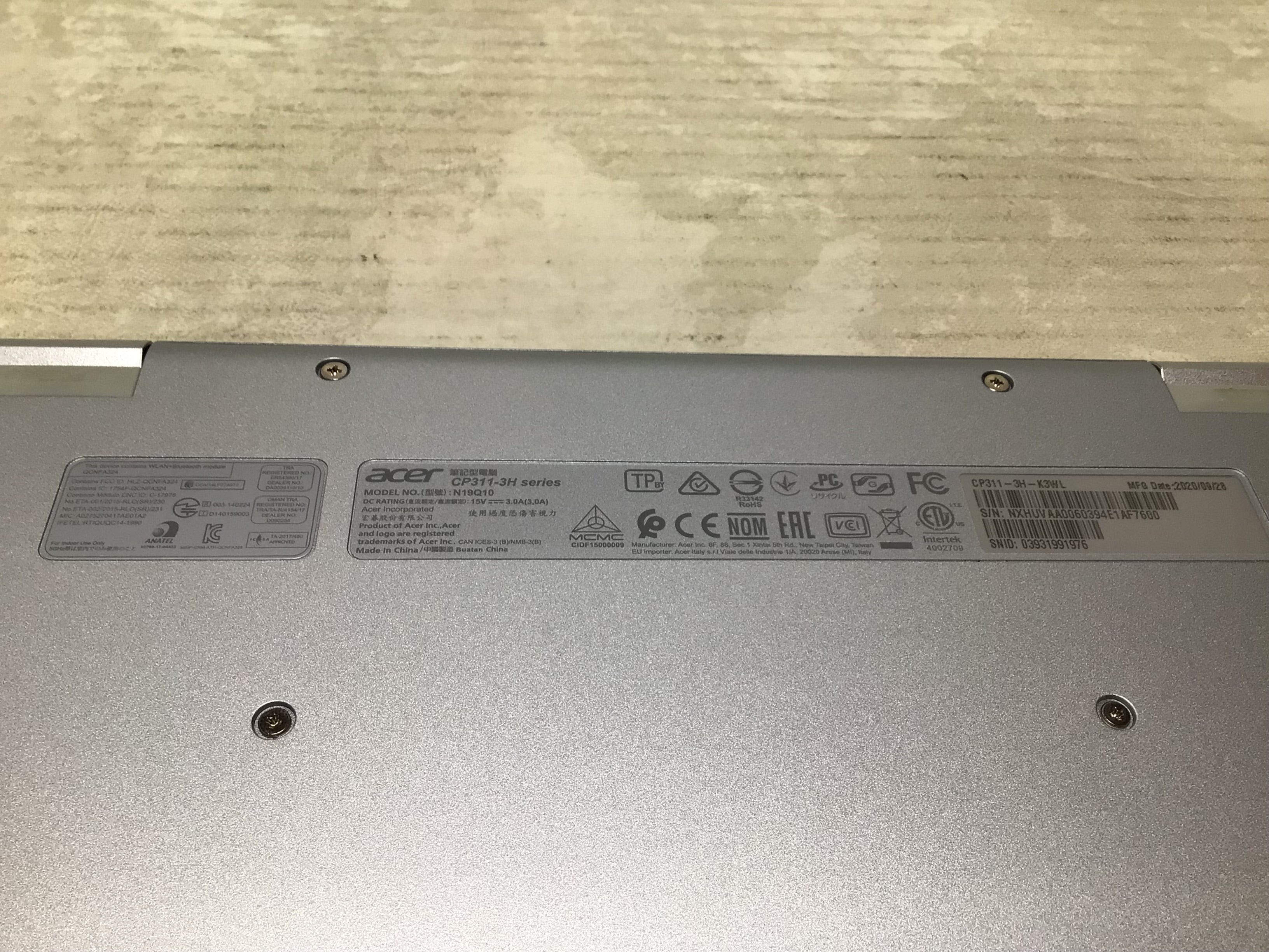 Acer Chromebook Spin 11 CP311-1H-C1FS Convertible Laptop, Celeron N3350 (7713384038638)